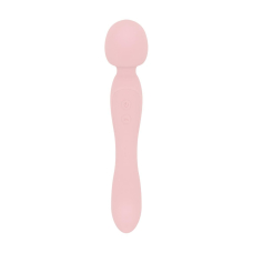 Вибромассажер (ванд) Good Vibes Only SIMI Double-Sided Wand Vibrator Soft Silicone, розового цвета