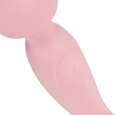 Вибромассажер (ванд) Good Vibes Only SIMI Double-Sided Wand Vibrator Soft Silicone, розового цвета