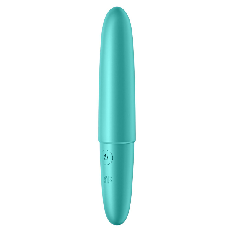Вібропуля – Satisfyer Ultra Power Bullet 6 Turquoise – тревел формат, 5 режимів інтенсивності, 7 ритмів