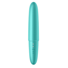 Вібропуля – Satisfyer Ultra Power Bullet 6 Turquoise – тревел формат, 5 режимів інтенсивності, 7 ритмів