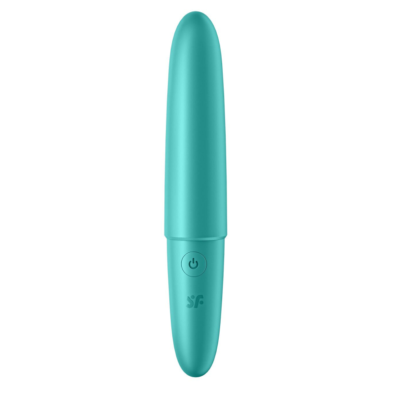 Вібропуля – Satisfyer Ultra Power Bullet 6 Turquoise – тревел формат, 5 режимів інтенсивності, 7 ритмів