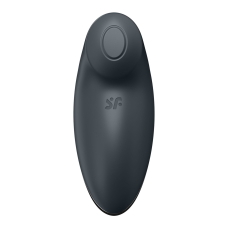 Вібростимулятор-пульсатор – Satisfyer Tap & Climax 2 Grey з ефектом постукування пальцем