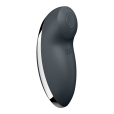 Вібростимулятор-пульсатор – Satisfyer Tap & Climax 2 Grey з ефектом постукування пальцем