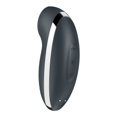 Вібростимулятор-пульсатор – Satisfyer Tap & Climax 2 Grey з ефектом постукування пальцем