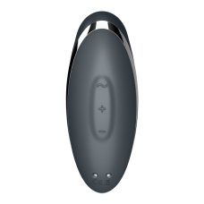 Вібростимулятор-пульсатор – Satisfyer Tap & Climax 2 Grey з ефектом постукування пальцем