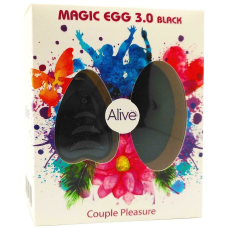 Віброяйце Alive Magic Egg 3.0 Black з пультом ДУ, оснащено потужним двигуном