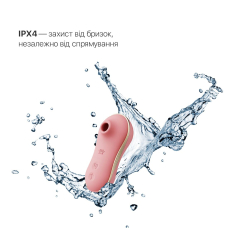 Віброяйце + вакуумний стимулятор – Zalo UNICORN Pink – 3 режими вакууму, 6 вібрацій, набір 2в1