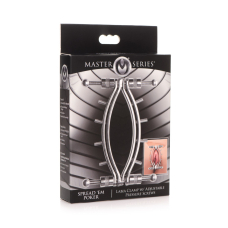 Зажим для вагины Master Series: Spread 'Em Poker Vagina Clamp with Adjustable Pressure Screws, ши
