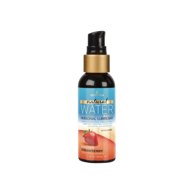 Смазка на водной основе Sensuva Natural Water-Based Strawberry (57 мл) без глицерина и парабенов
