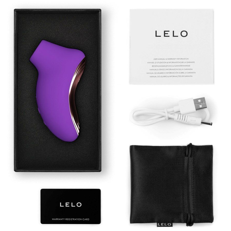 Звуковий стимулятор клітора – LELO SONA 2 Travel Purple – вакуумна стимуляція звуковими хвилями