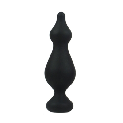 Анальная пробка Adrien Lastic Amuse Big Black (L) с двумя переходами, макс. диаметр 4.4 см