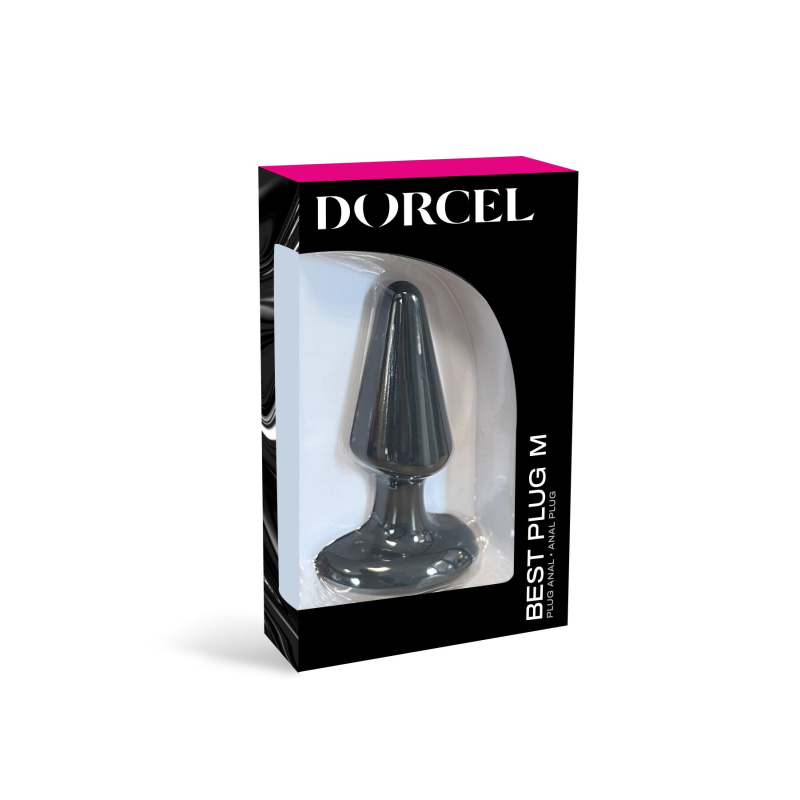 Анальная пробка Dorcel Best Plug M мягкий soft-touch силикон, макс. диаметр 4.1 см