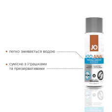Анальна змазка JO ANAL H2O – ORIGINAL (60 мл) на водній основі, рослинний гліцерин