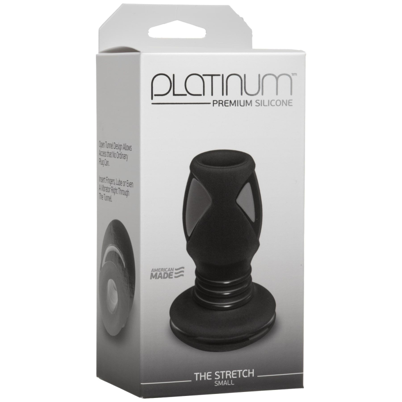 Анальный туннель Doc Johnson Platinum Premium Silicone – The Stretch – Small – Black