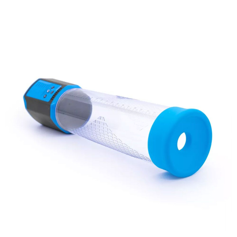 Автоматическая вакуумная помпа Men Powerup Passion Enlargement system Blue, перезаряжаемая, 5 режимов