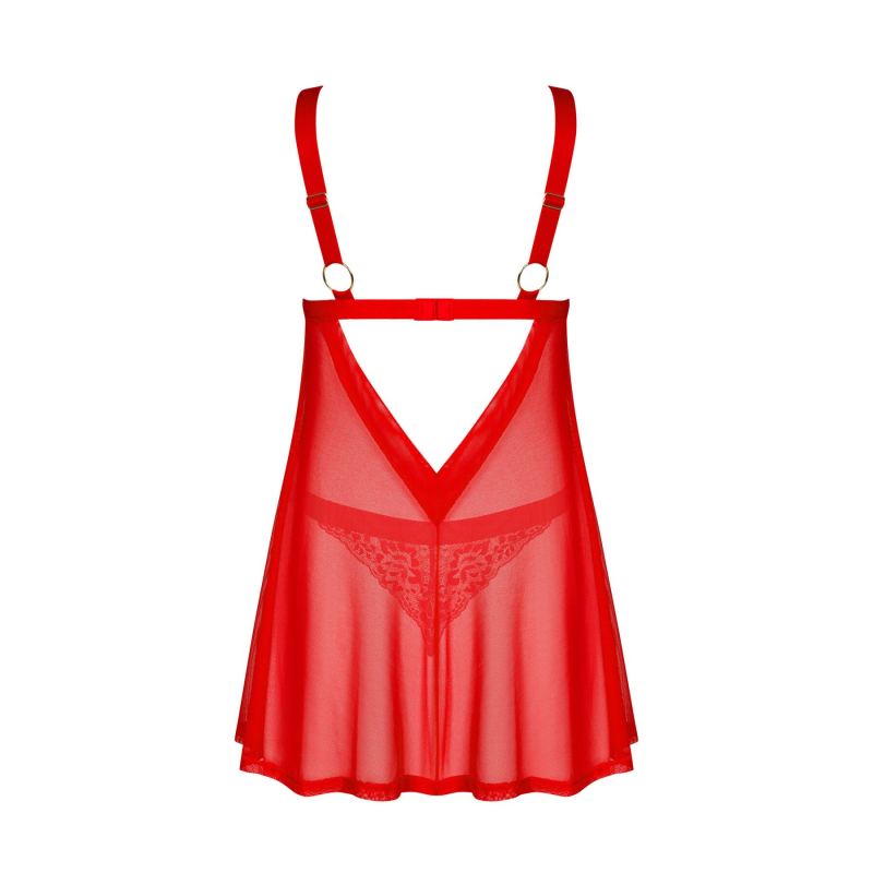 Бебі–дол Obsessive Elianes babydoll & thong XS/S