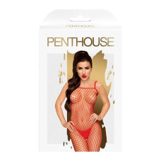 Бодістокінг у велику сітку Penthouse – Body Search Червоний XL