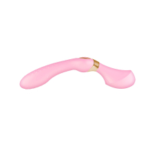 Двосторонній вібромасажер для стимуляції точки G та клітора – Shunga Zoa Light Pink – 10 режимів