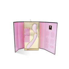 Двосторонній вібромасажер для стимуляції точки G та клітора – Shunga Zoa Light Pink – 10 режимів