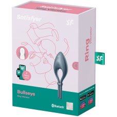 Эрекционное смарт-виброкольцо ласо с регулировкой размера Satisfyer Bullseye Dark Blue