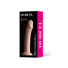 Фаллоимитатор на присоске – Dorcel Real Pleasure L Vanilla - длина 19 см