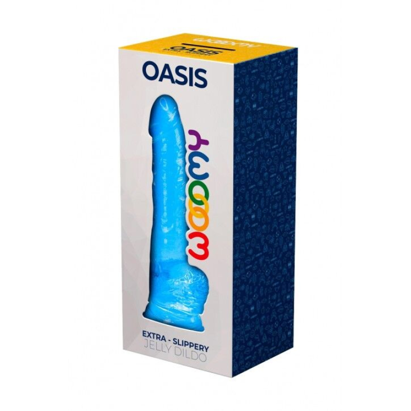 Фалоімітатор Woomoy Oasis, з присоскою, довжина 20.6 см, діам. 4.5 см