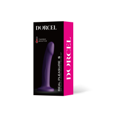 Фиолетовый фаллоимитатор на присоске – Dorcel Real Pleasure S Purple - длина 16 см