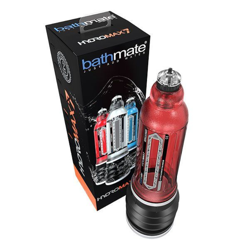 Гидропомпа Bathmate Hydromax 7 Red (X30), для члена длиной от 12,5 до 18 см, диаметр до 5 см