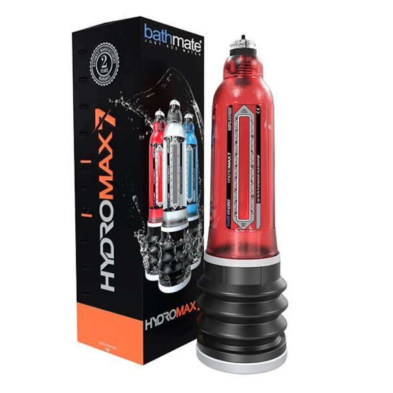 Гидропомпа Bathmate Hydromax 7 Red (X30), для члена длиной от 12,5 до 18 см, диаметр до 5 см
