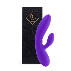 Гнучкий вібратор-кролик FeelzToys Lea Rabbit Medium Purple – подвійний мотор, 48 комбінацій вібрацій
