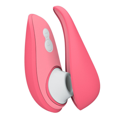 Кліторальний вакуумний стимулятор – Womanizer Liberty 2 Vibrant Rose – 8 режимів, магнітна кришечка, нова версія