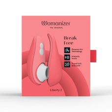 Кліторальний вакуумний стимулятор – Womanizer Liberty 2 Vibrant Rose – 8 режимів, магнітна кришечка, нова версія