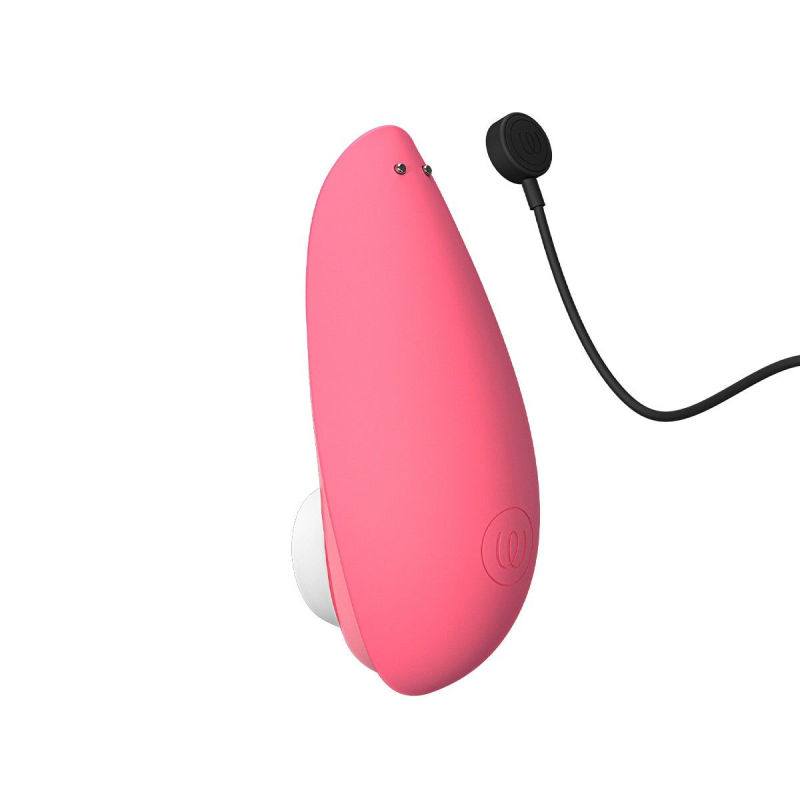 Кліторальний вакуумний стимулятор – Womanizer Liberty 2 Vibrant Rose – 8 режимів, магнітна кришечка, нова версія