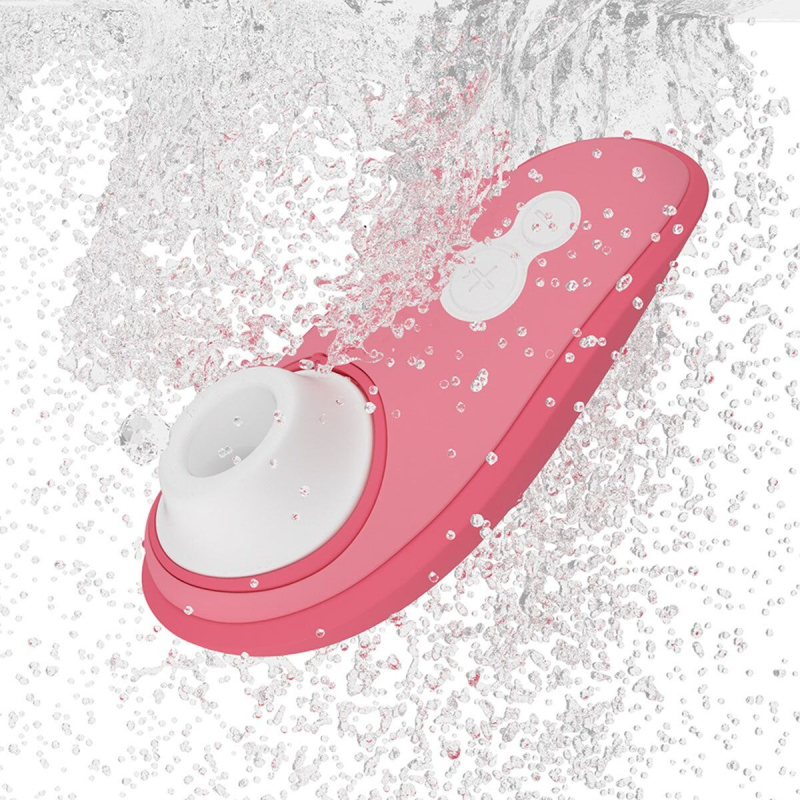 Кліторальний вакуумний стимулятор – Womanizer Liberty 2 Vibrant Rose – 8 режимів, магнітна кришечка, нова версія