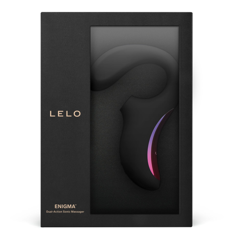 Клиторно-вагинальный звуковой стимулятор – LELO Enigma Black – регулировка режимов вибрации