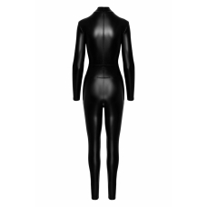 Комбінезон Noir Handmade F319 Caged wetlook catsuit with zippers and ring – 3XL