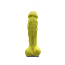 Крафтове мило-член із присоскою Чистый Кайф Yellow size XL, натуральне