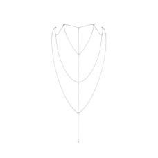 Цепочка для спины Bijoux Indiscrets Magnifique Back and Cleavage Chain – Серебристый, украшение для тела