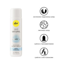 Лубрикант на водній основі Pjur MED Natural glide 100 мл спеціально для сухої та чутливої шкіри
