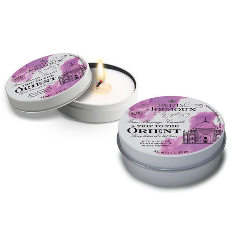 Массажная свеча Petits Joujoux - Orient - Гранат и Белый Перец (43 мл) с афродизиаками