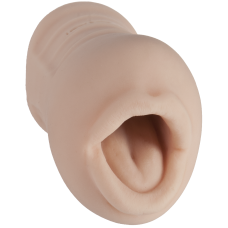Мастурбатор ротик з язичком Саша Грей Doc Johnson Sasha Grey – Ultraskyn Deep Throat Pocket Pal