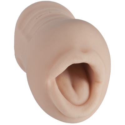 Мастурбатор ротик з язичком Саша Грей Doc Johnson Sasha Grey – Ultraskyn Deep Throat Pocket Pal
