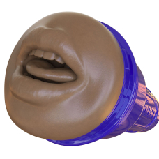 Мастурбатор ротик з плаваючими кільцями Turbo Tech – Fleshlight Boost Blow Medium Dark Flesh