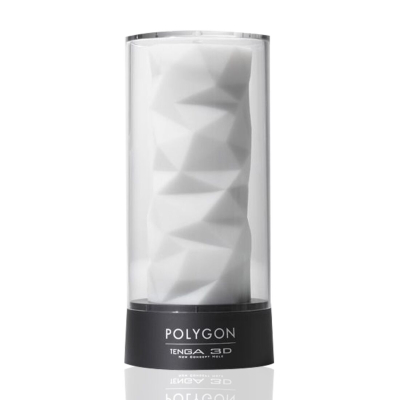 Мастурбатор з антибактеріального еластомеру зі сріблом – Tenga 3D Polygon (Тенга)