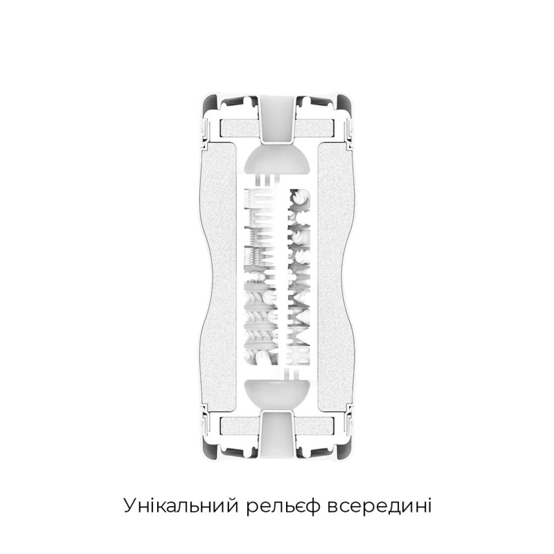 Мастурбатор для чоловіків Tenga Dual Sensation Cup – двосторонній, два окремі канали