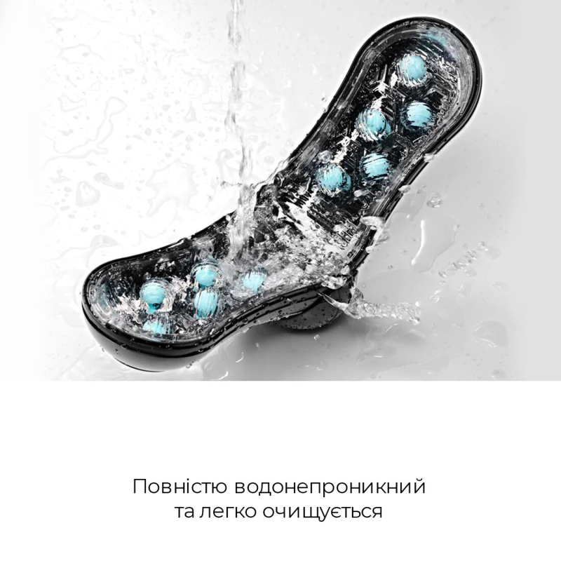 Мастурбатор Tenga Flip Orb Strong Blue Rush – регулювання тиску та щільні стимулювальні кульки