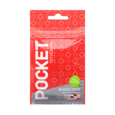 Одноразовий мастурбатор яйце TENGA (Тенга) Pocket Block Edge