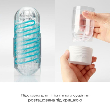 Мастурбатор з пружною стимулюючою спіраллю всередині – Tenga Spinner Beads