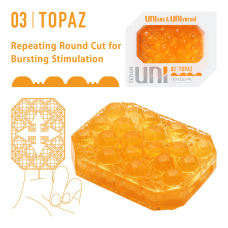 Одноразовий мастурбатор – Tenga UNI Topaz + лубрикант у комплекті