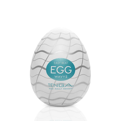 Мастурбатор яйце Tenga Egg Wavy II – подвійний хвилястий рельєф